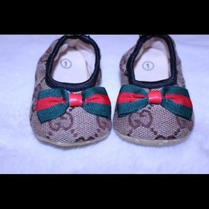 3 different Gucci style baby girl Shose